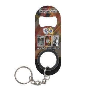 Renegade Series Mini Bottle Opener With Keychain
