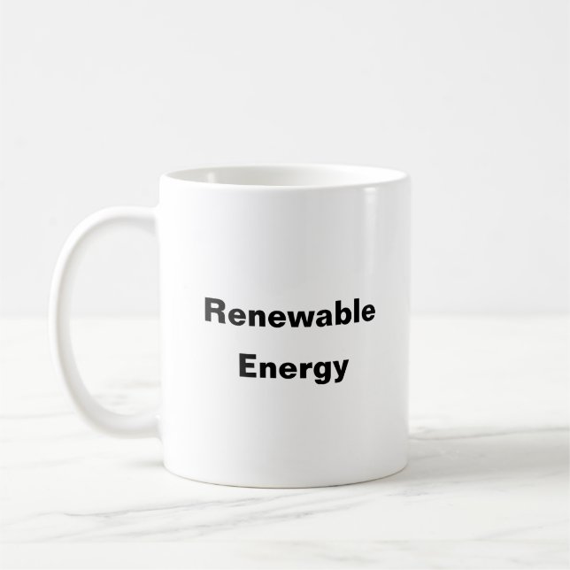 Renewable Energy Funny mug (Left)