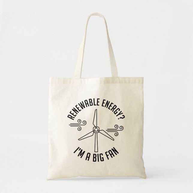 Renewable Energy Tote Bag (Front)