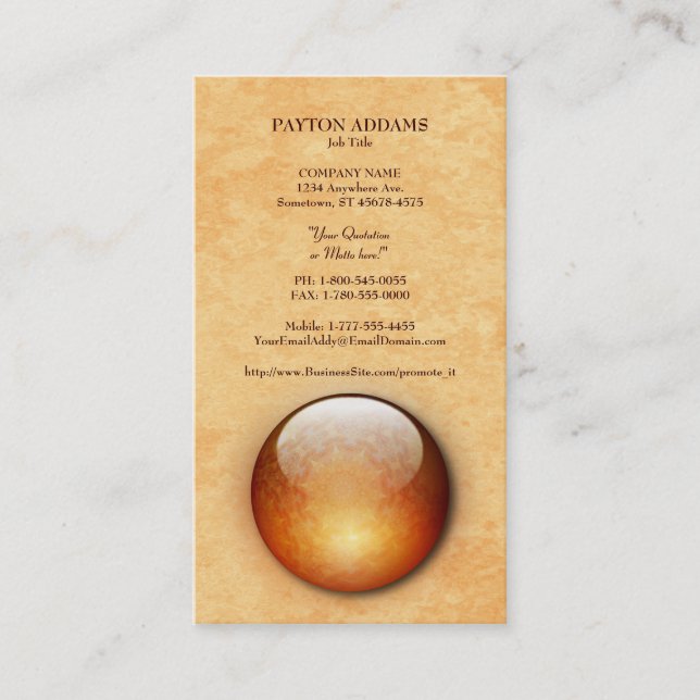 Renewal Jewel Vertical Business Card (Front)