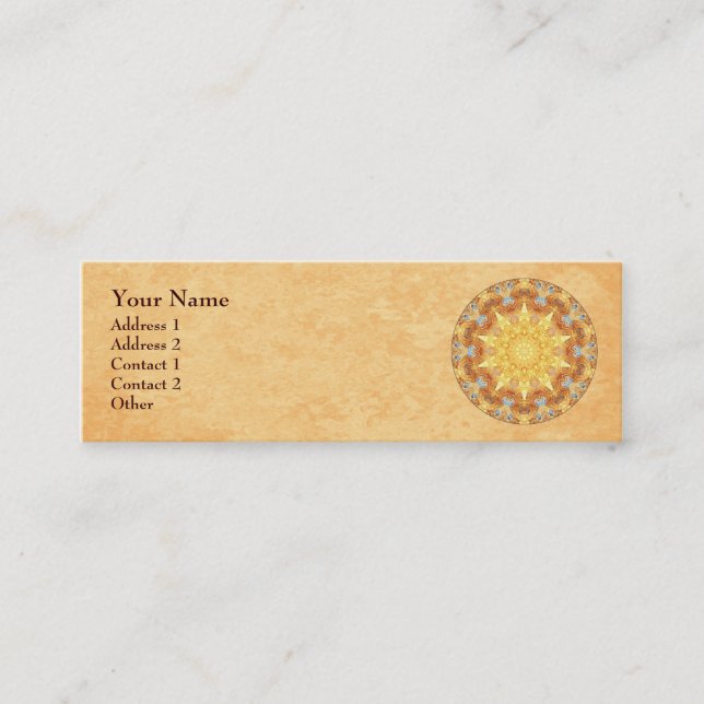 Renewal Mandala Profile Business Card (Front)