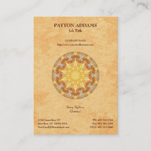 Renewal Mandala - Vertical Business Card
