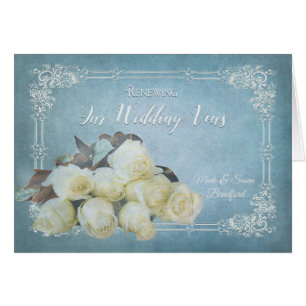 Renewing Vows Wedding Invitation - Dreamy Roses