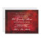 RENEWING WEDDING VOWS - INVITATION RED ROSES