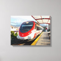Renfe train at Los Boliches station, Costa del Sol
