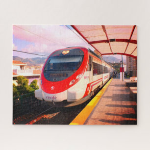 Renfe train in Spain Jigsaw Puzzle