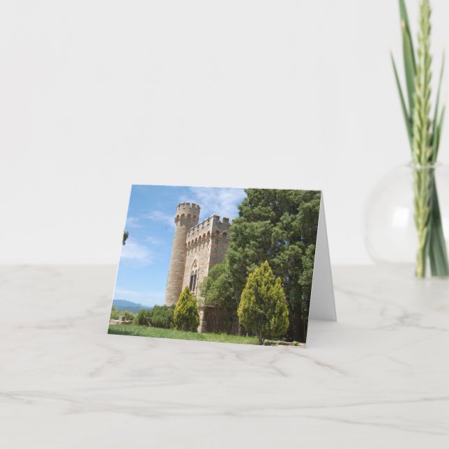 Rennes Le Chateau Holiday Card (Front)