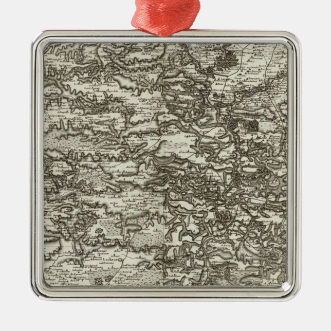 Rennes Metal Tree Decoration (Front)