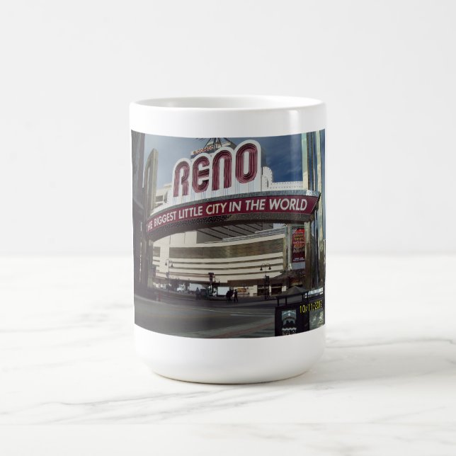 RENO, Biggest Little City In The World Mug (Center)