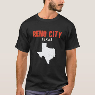 Reno city Texas USA State America Travel Texas T-Shirt