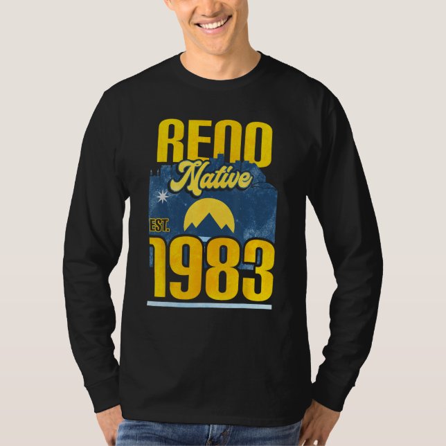 Reno Native Est. 1983 1 T-Shirt (Front)