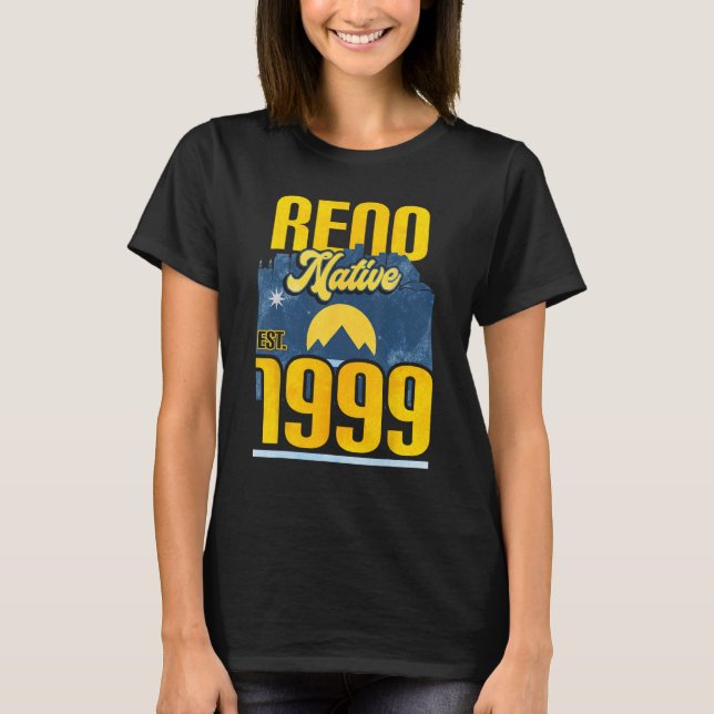 Reno Native Est. 1999 1 T-Shirt (Front)