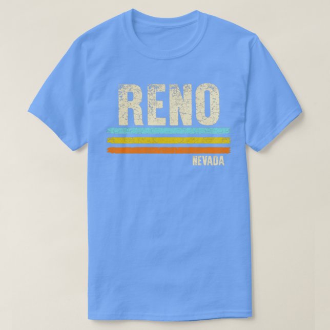 Reno Nevada Retro T-Shirt (Design Front)