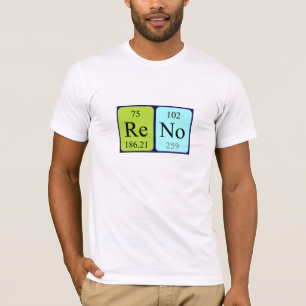 Reno periodic table name shirt