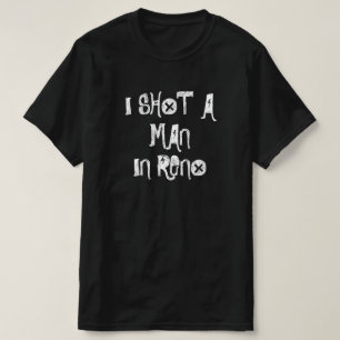 Reno Tribute to the Man in BLACK Spoof T-Shirt