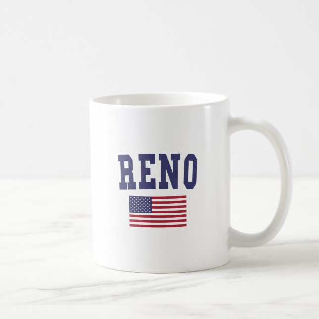 Reno US Flag Coffee Mug (Right)