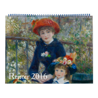 Renoir 2016 calendar