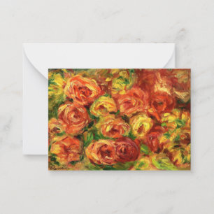 Renoir - Armful of Roses Card