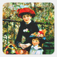 Renoir art: Two Sisters on the Terrace