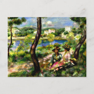 Renoir: Beaulieu, Women and Little Boy Postcard