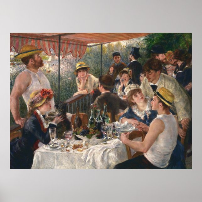 Renoir - Boating Party Lunch - 1881 Poster (Front)