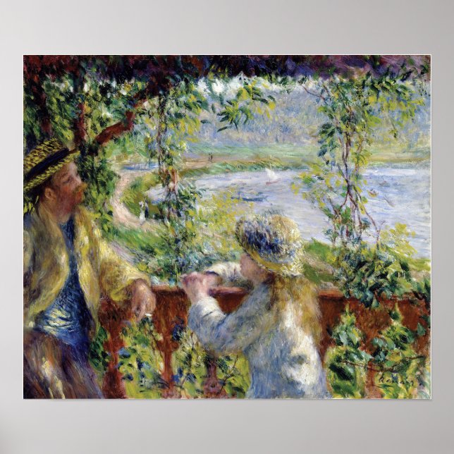 Renoir - By The Water (Near The Lake) 1880 Poster (Front)