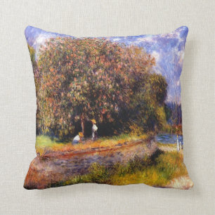 Renoir - Chestnut Tree Blooming, 1881 Cushion