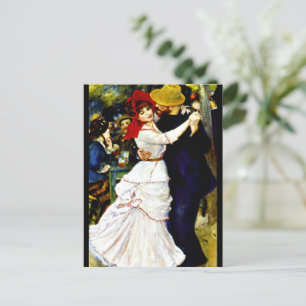 Renoir - Dance at Bougival, Postcard