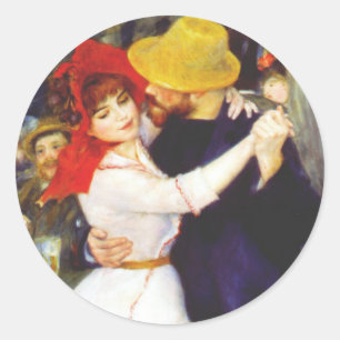 Renoir Dance at Bougival Stickers