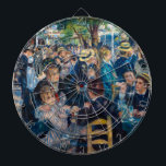 Renoir - Dance at Le Moulin de la Galette Dartboard<br><div class="desc">Dance at Le Moulin de la Galette / Bal du moulin de la Galette by Pierre Auguste Renoir in 1876.</div>