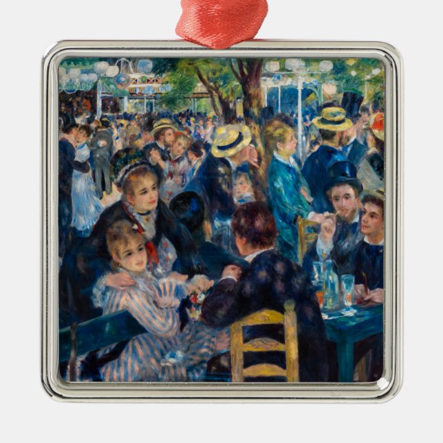 Renoir - Dance at Le Moulin de la Galette Metal Tree Decoration (Front)