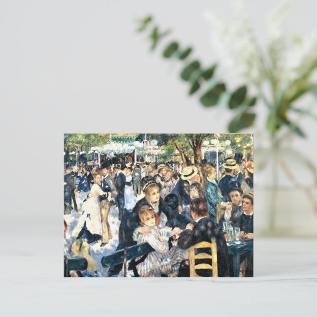 Renoir - Dance at Le Moulin de la Galette Postcard (Standing Front)