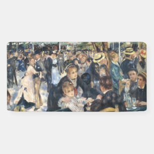 Renoir Dance at Moulin de la Galette Vintage Banner