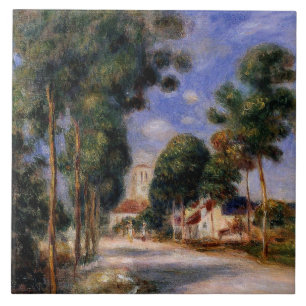 Renoir - Entering the Village of Essoyes Tile