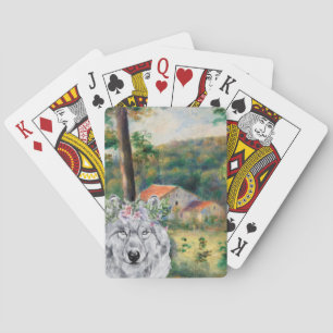 Renoir Environs of Briey and the Fancy Wolf Playing Cards