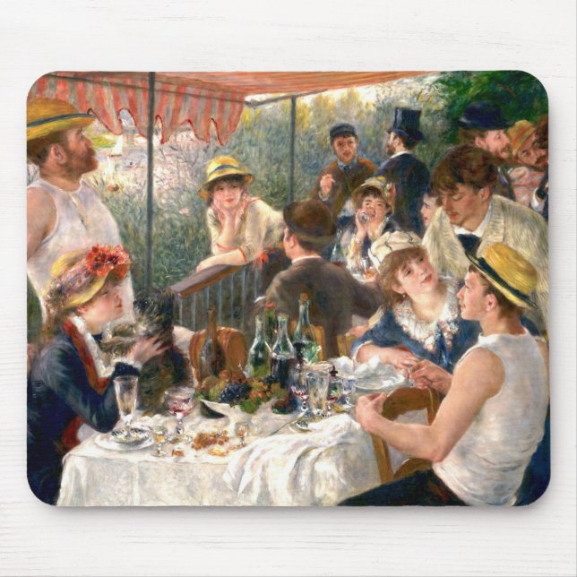 Renoir French Luncheon Boating Party Mouse Pad (Front)