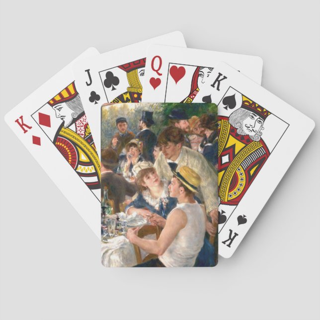 Renoir French Luncheon Boating Party Playing Cards (Back)