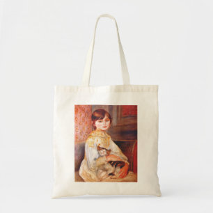 Renoir Girl With Cat Tote Bag