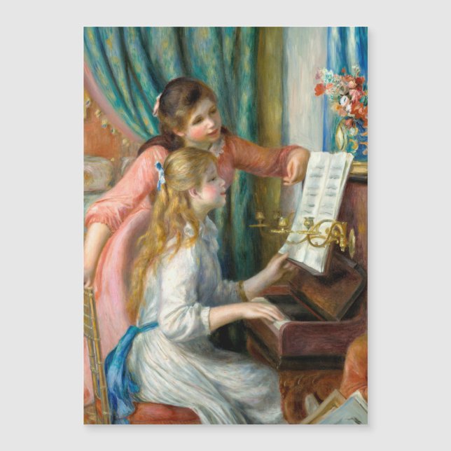 Renoir Girls at the Piano Impressionism Painting (Front)