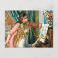 Renoir Girls at the Piano Impressionism Painting