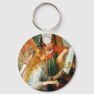 Renoir Girls at the Piano Key Chain
