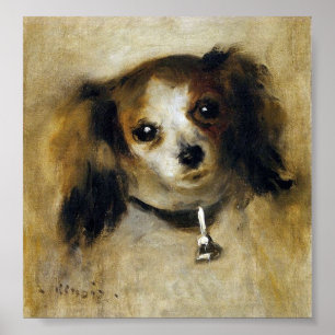 Renoir Head of A Dog Circa 1870 Poster