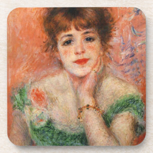 Renoir Jean Samary in a Low Necked Dress Coasters