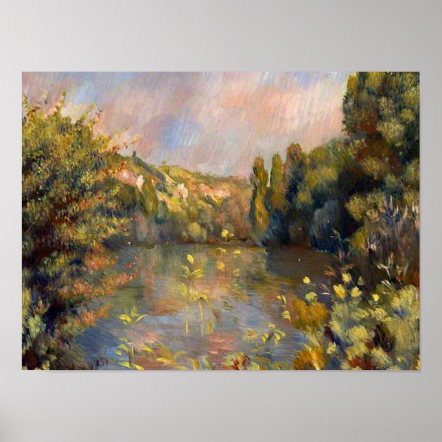 Renoir - Lakeside Landscape Poster (Front)