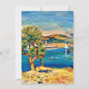 Renoir - L'Estaque, fine art landscape painting Card