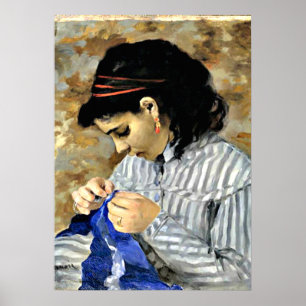 Renoir - Lise Sewing Poster