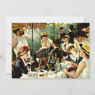 Renoir - Luncheon of the Boating Party Card