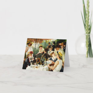 Renoir Luncheon of the Boating Party Note Card
