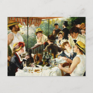 Renoir Luncheon of the Boating Party Postcard