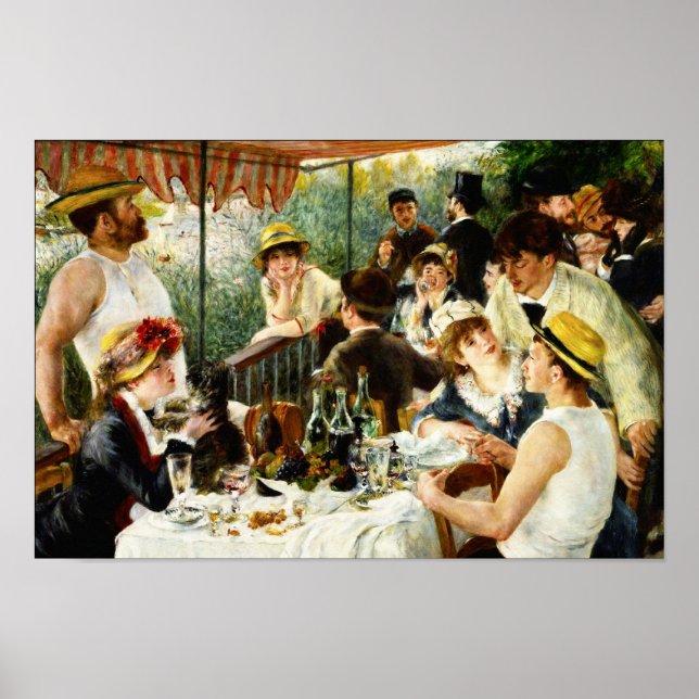 Renoir Luncheon of the Boating Party Poster (Front)